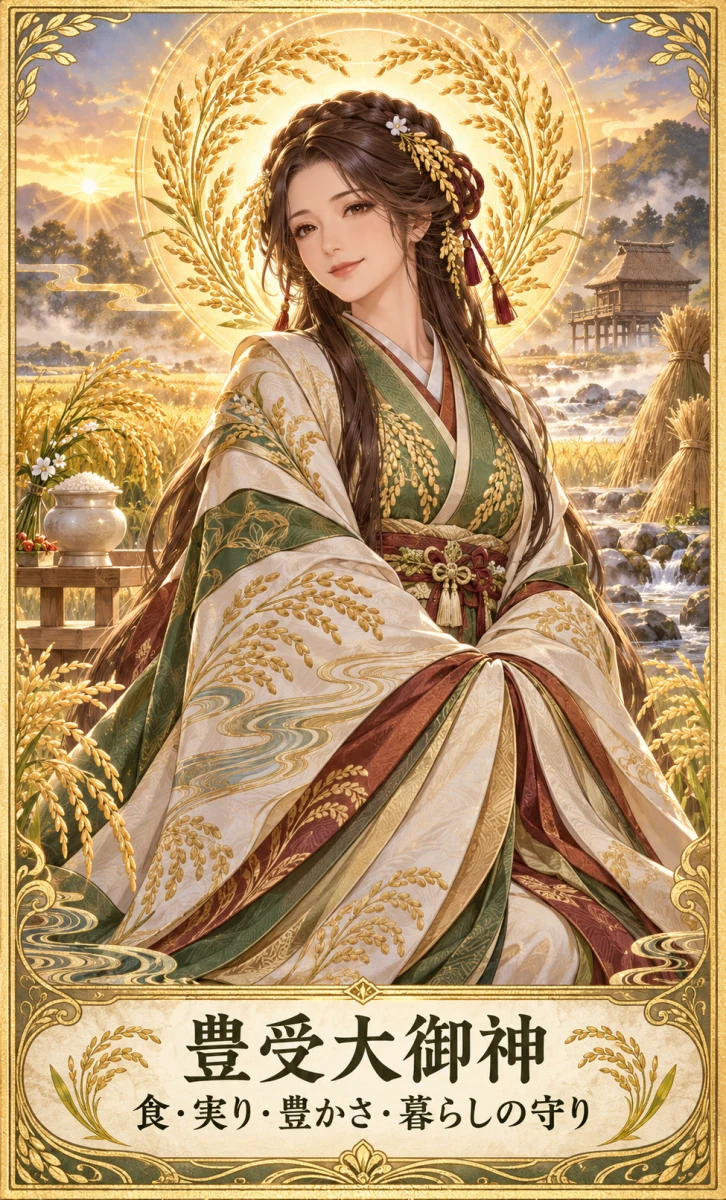 豊受大御神 お守りカード 表面