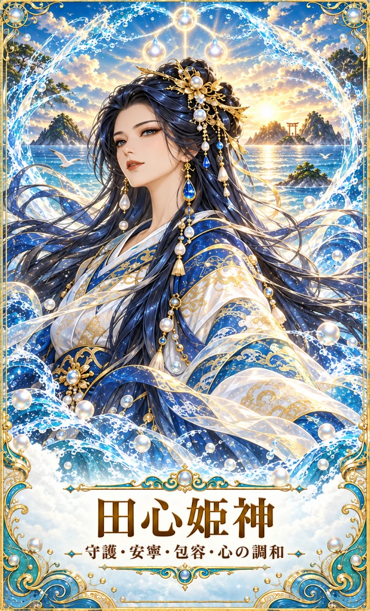 田心姫神 お守りカード 表面